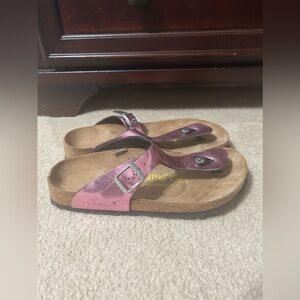 Birkenstock sandal shoe pink 7 / 7.5 38